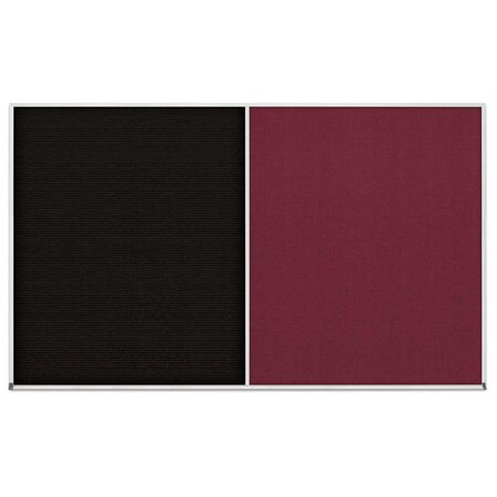 United Visual Products Enclosed Corkboard, 1 Door, 48"x36", 4" Fra UV3402-GOLD-AMETHY